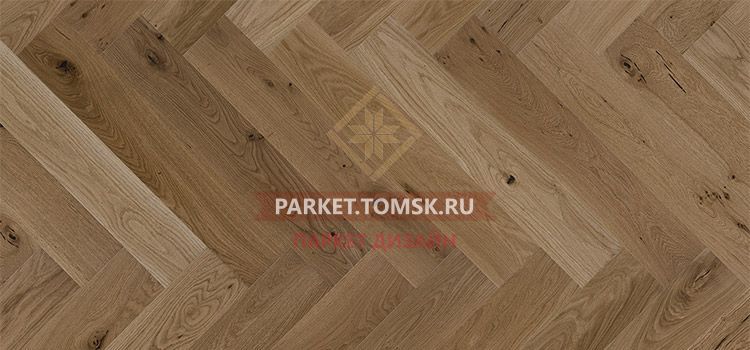 Паркетная доска Barlinek Елочка Дуб Toffee Herringbone